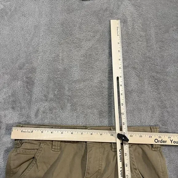 Carhartt Work Pants Mens 30x28 Khaki Rugged Flex Relaxed Fit Canvas Utility - Picture 9 of 9